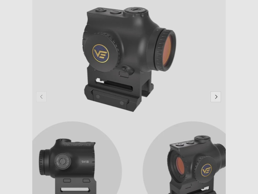 Vector Optics SCPS-M10 Paragon 1X18 Mini Prism Scope