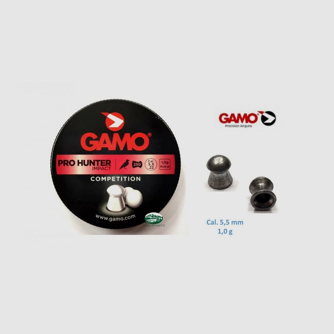 GAMO pellets PRO HUNTER IMPACT cal. 5.5 mm 1.0G