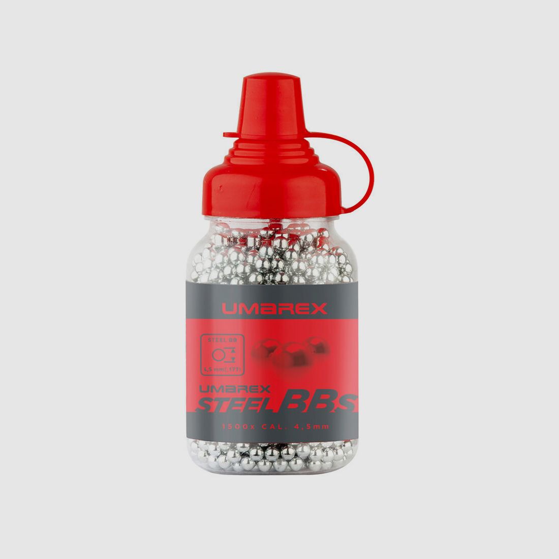 Umarex Stahlkugeln / Stahl BBs / Kaliber 4,5 mm / 0,32 g / 1500 Stk