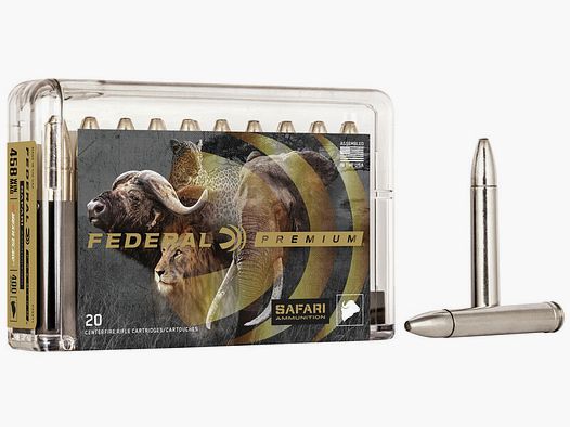 Federal Premium Safari Trophy Bonded Bear Claw .458 Win. Mag. 400GR bonded RN 20 patronen