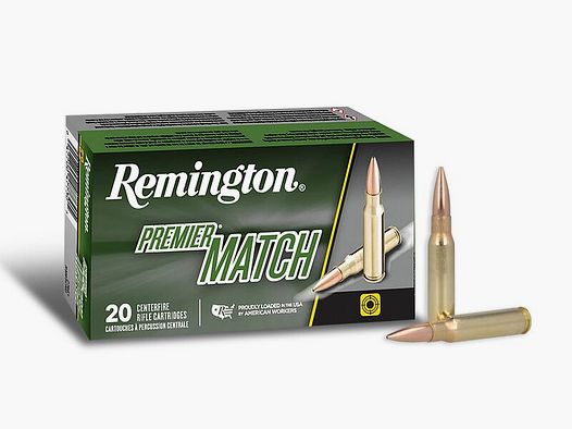 Remington Premier Match Matchking .308 Win. 175GR OTM 20 cartouches