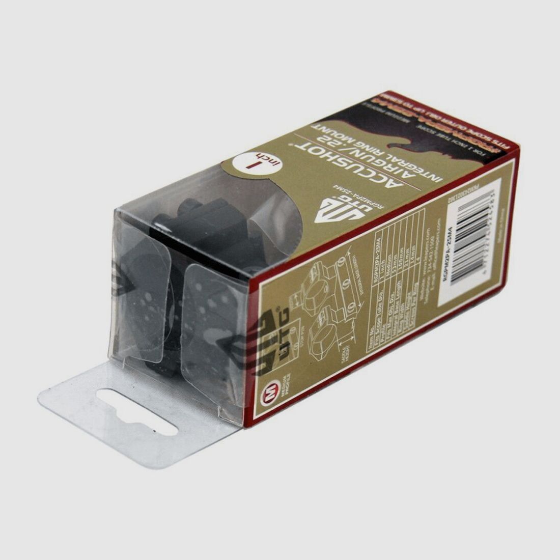 UTG Leapers ACCUSHOT® 25,4mm montage intégral pour carabines à air