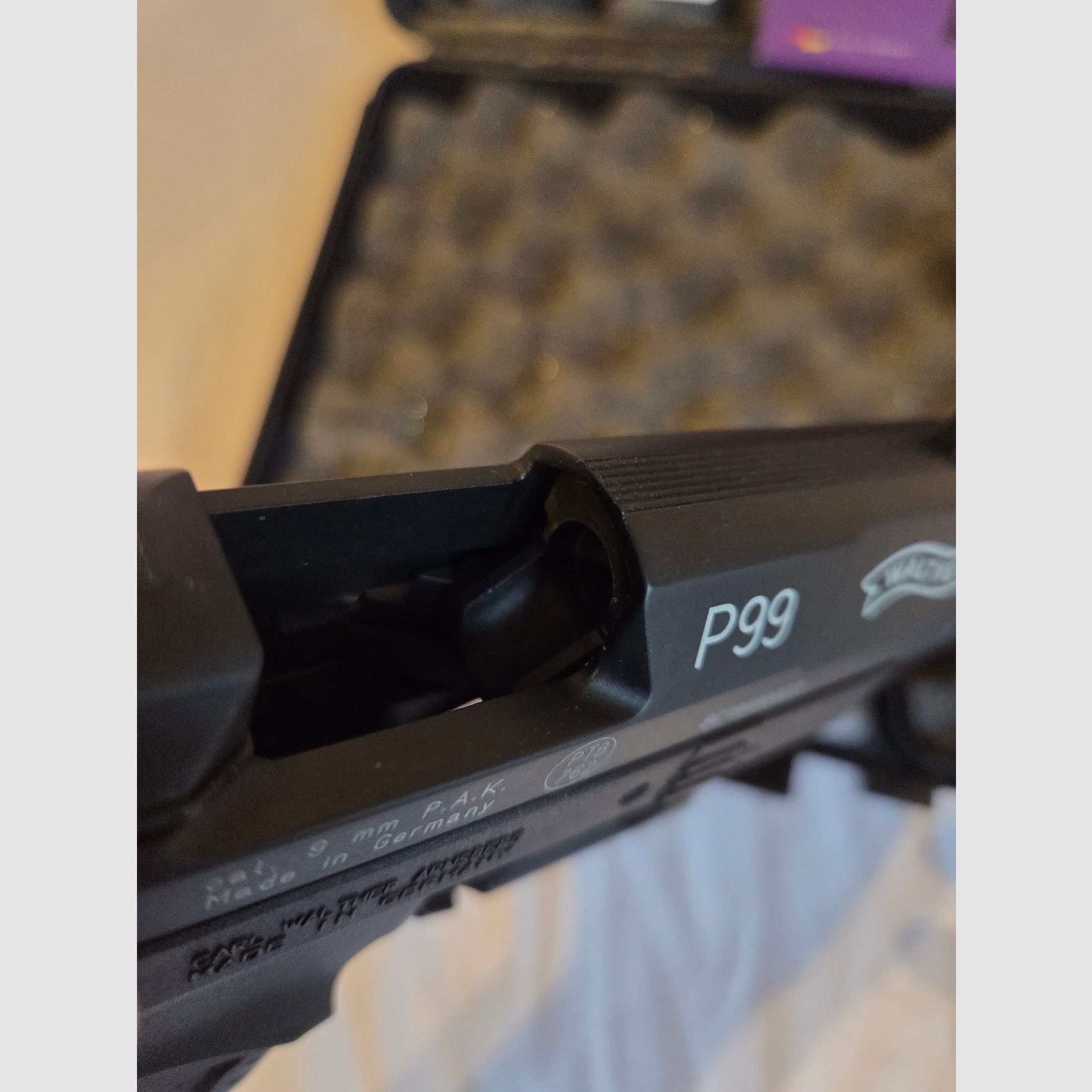 Walther P99 Schreckschusspistole 9 mm P.A.K. Schwarz