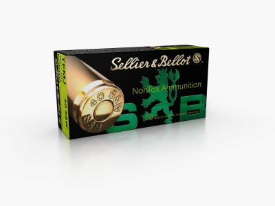 Sellier & Bellot Pistol Ammunition .40 S&W 11.7g Total Metal Jacket Nontox