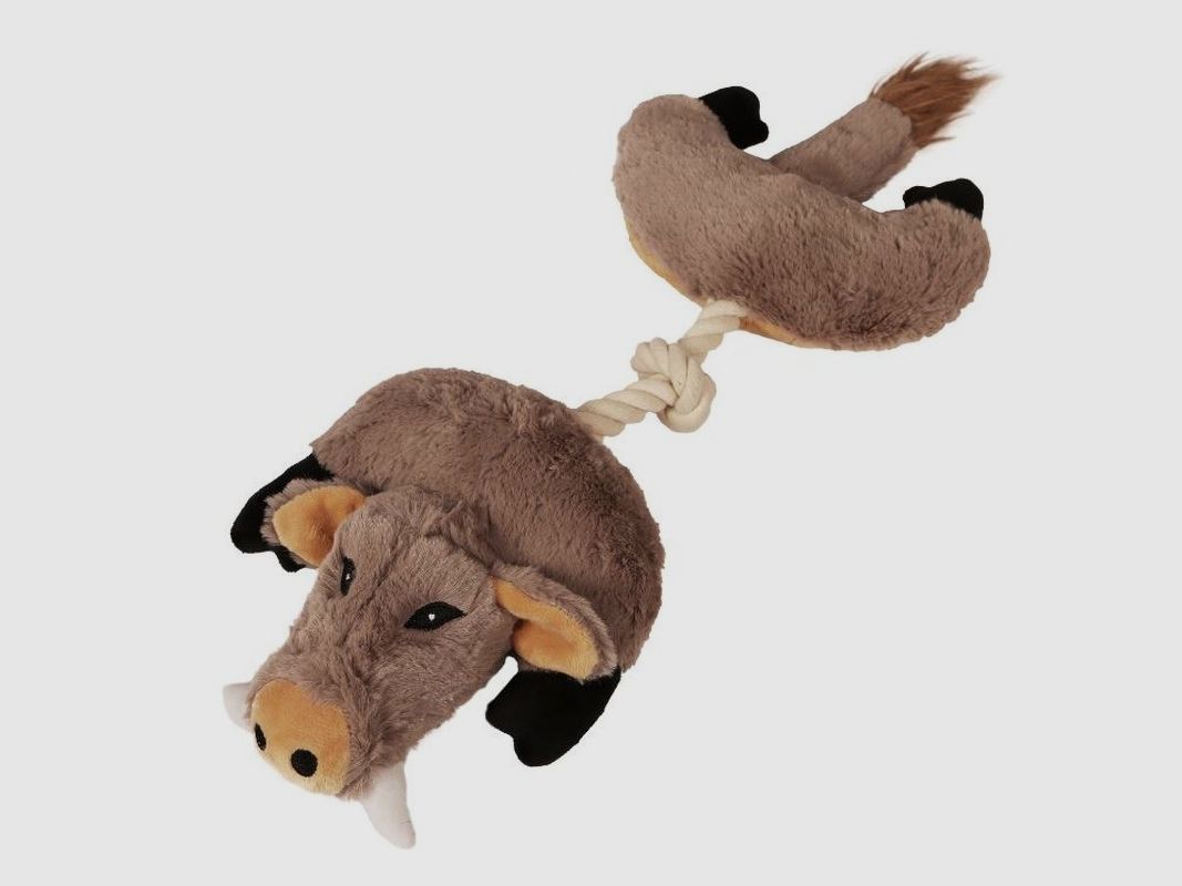 Farm-Land Plush Wild Boar for Dogs