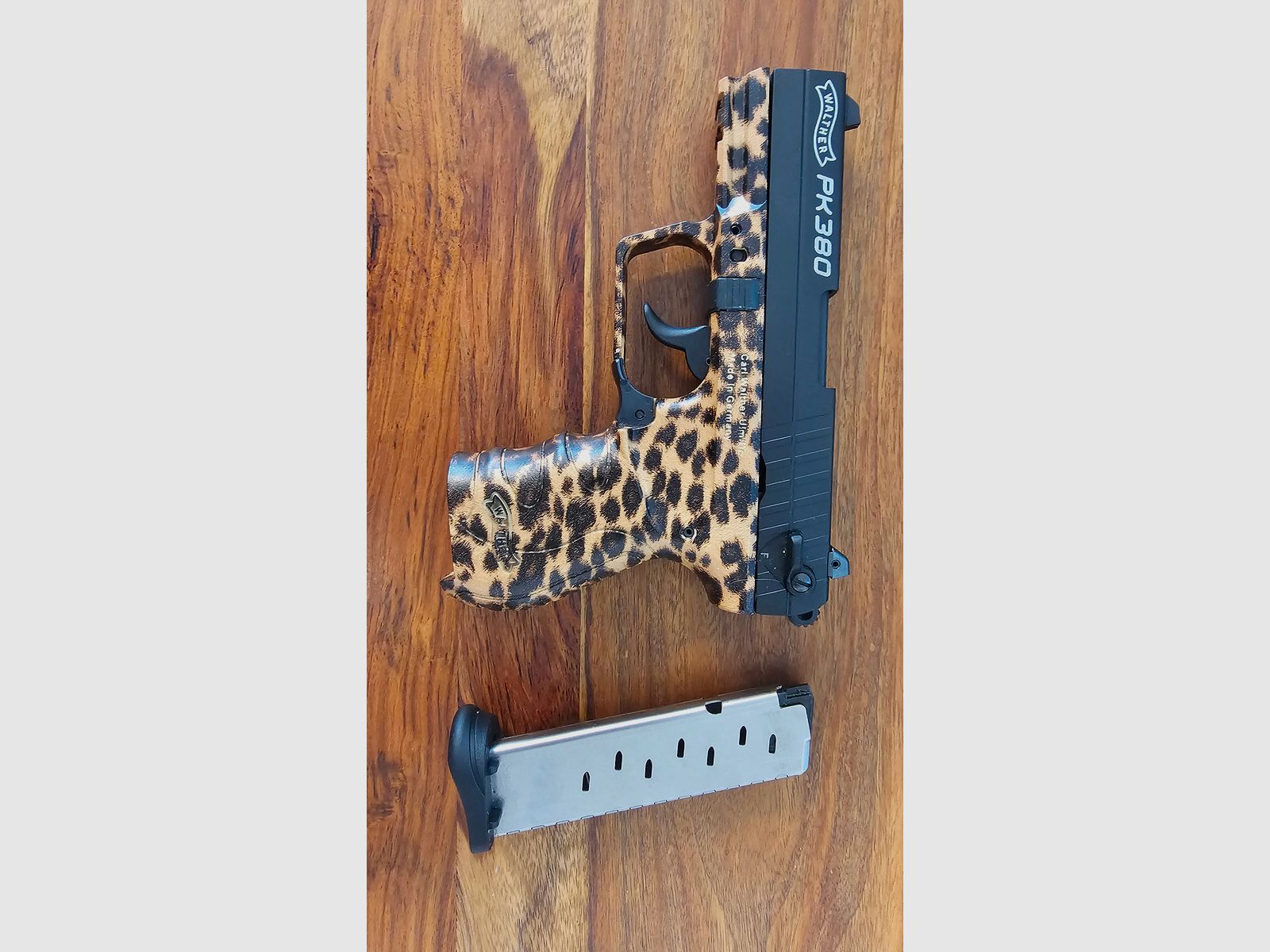 Schreckschuss Pistole WALTHER PK380 Cheetah, fast neu