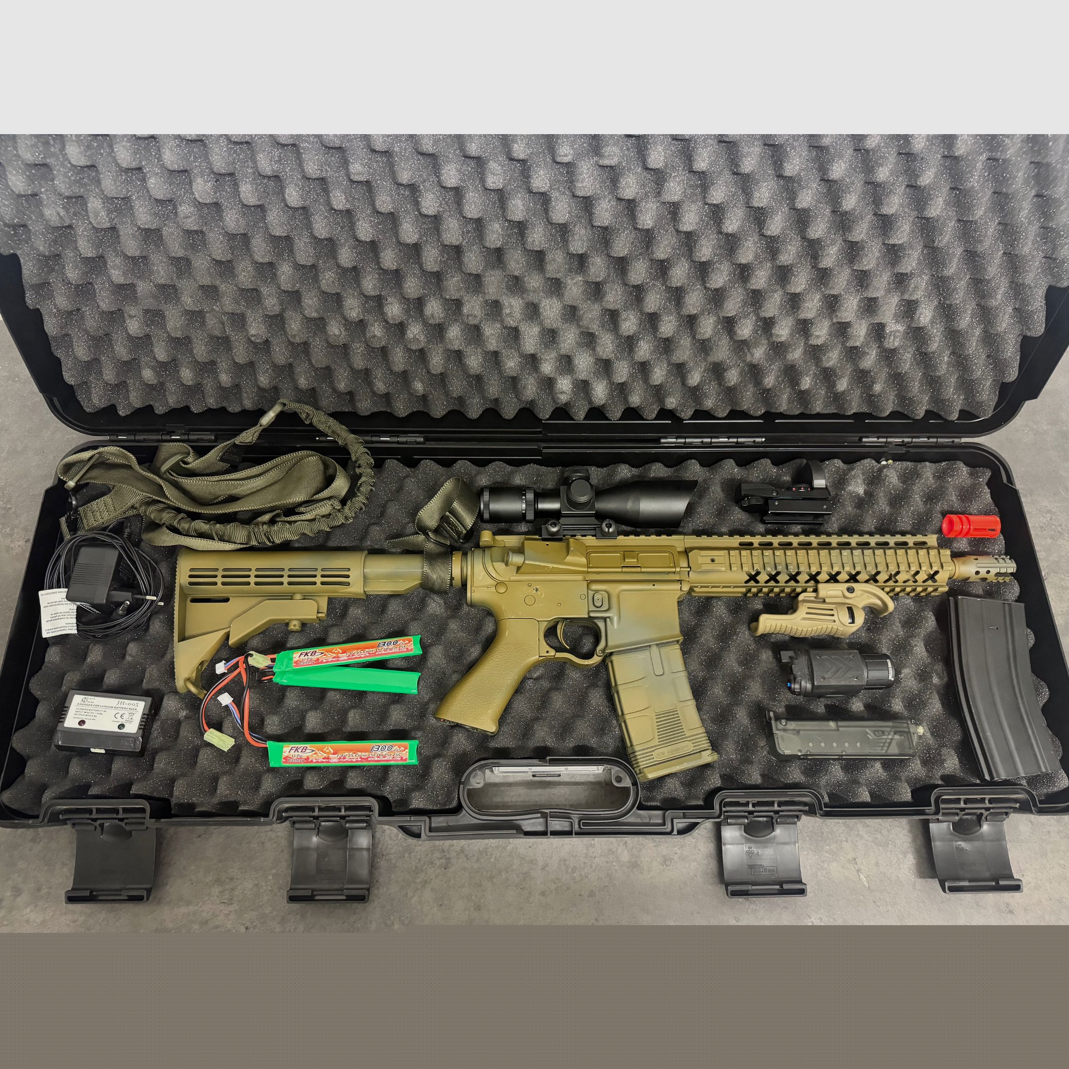 S-AEG M4 Airsoft - Set
