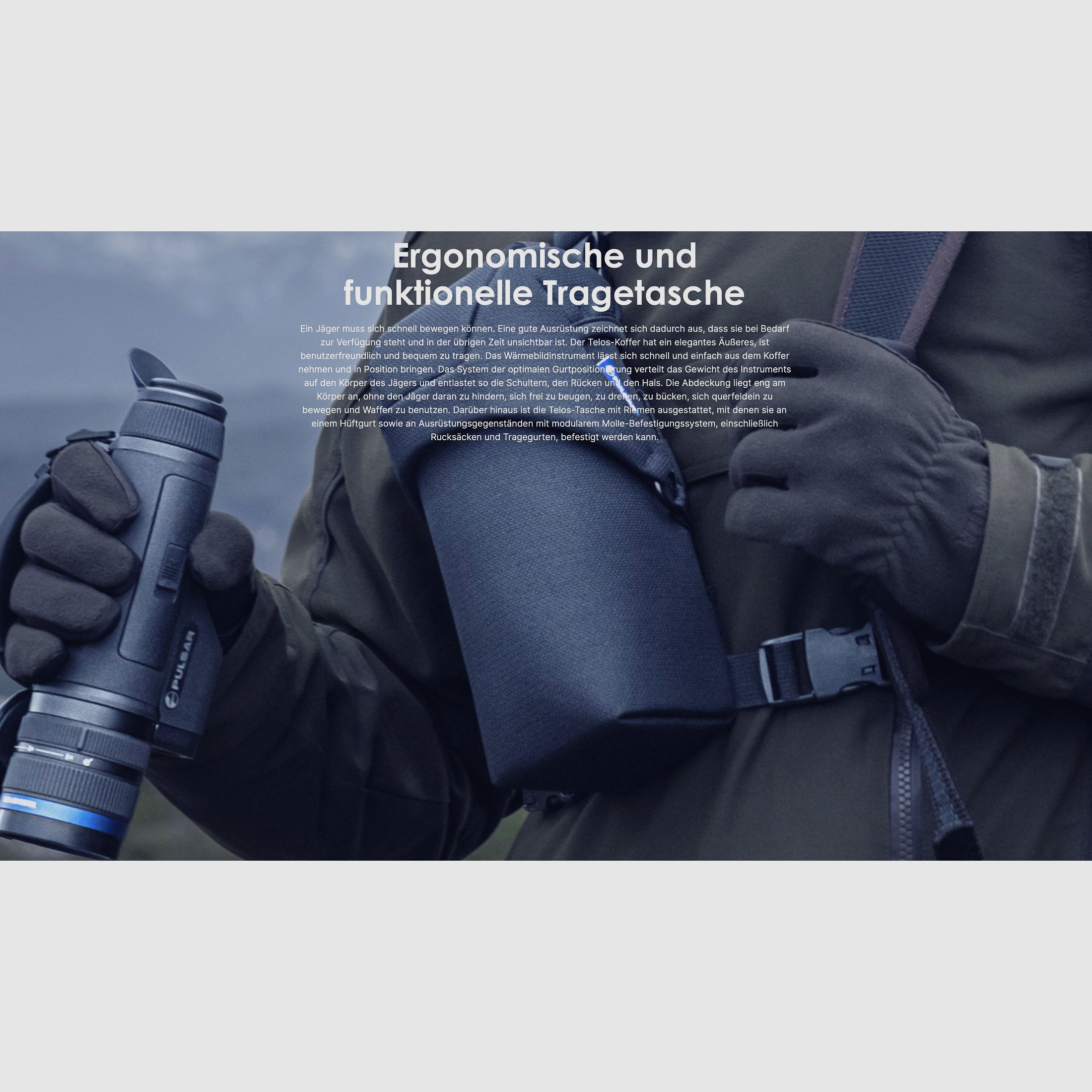 Pulsar 77516 thermal imaging device Telos XL50 1024x768 @ 12 µm (NETD <40 mK)