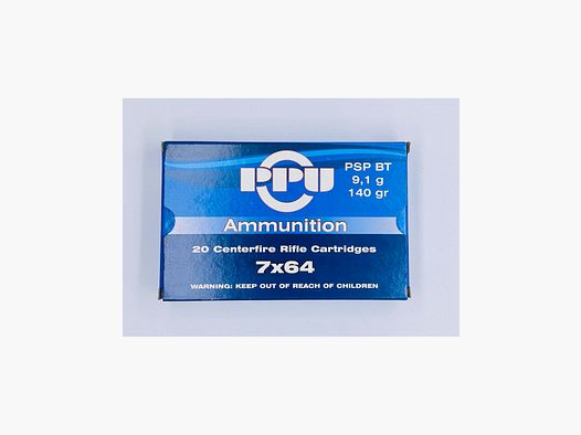 PPU 7X64 140 GRS / 9,07 G PSP 20 STK