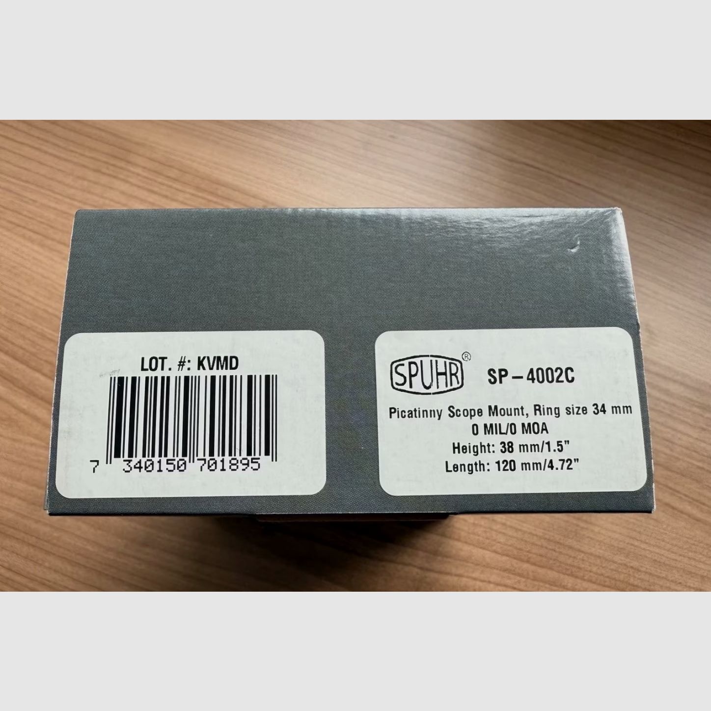 Original Spuhr SP - 4002 C / Ø34 H38mm Blockmontage Gen3 - NEU
