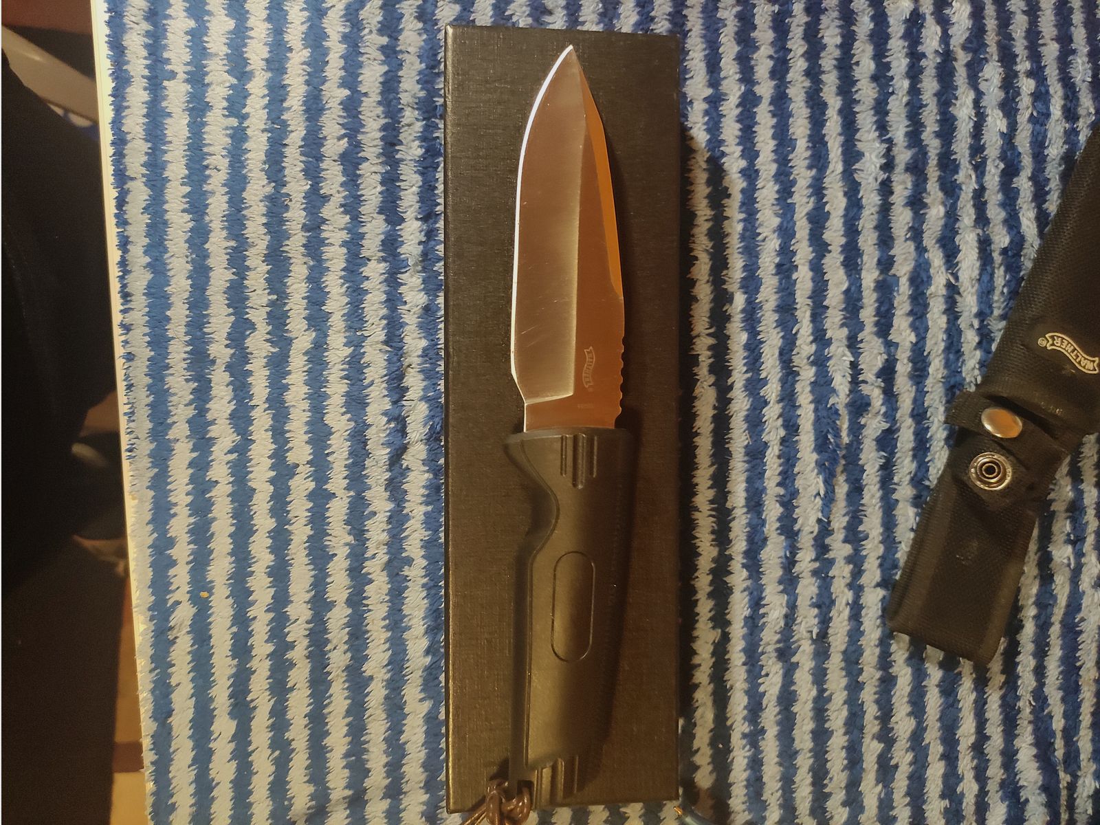 Walther tactical knife made of stainless steel about 20 years old, image 3 of 4