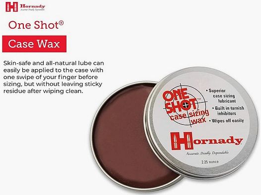 Hornady Cera para cartuchos ONE SHOT® CASE SIZING WAX #9989