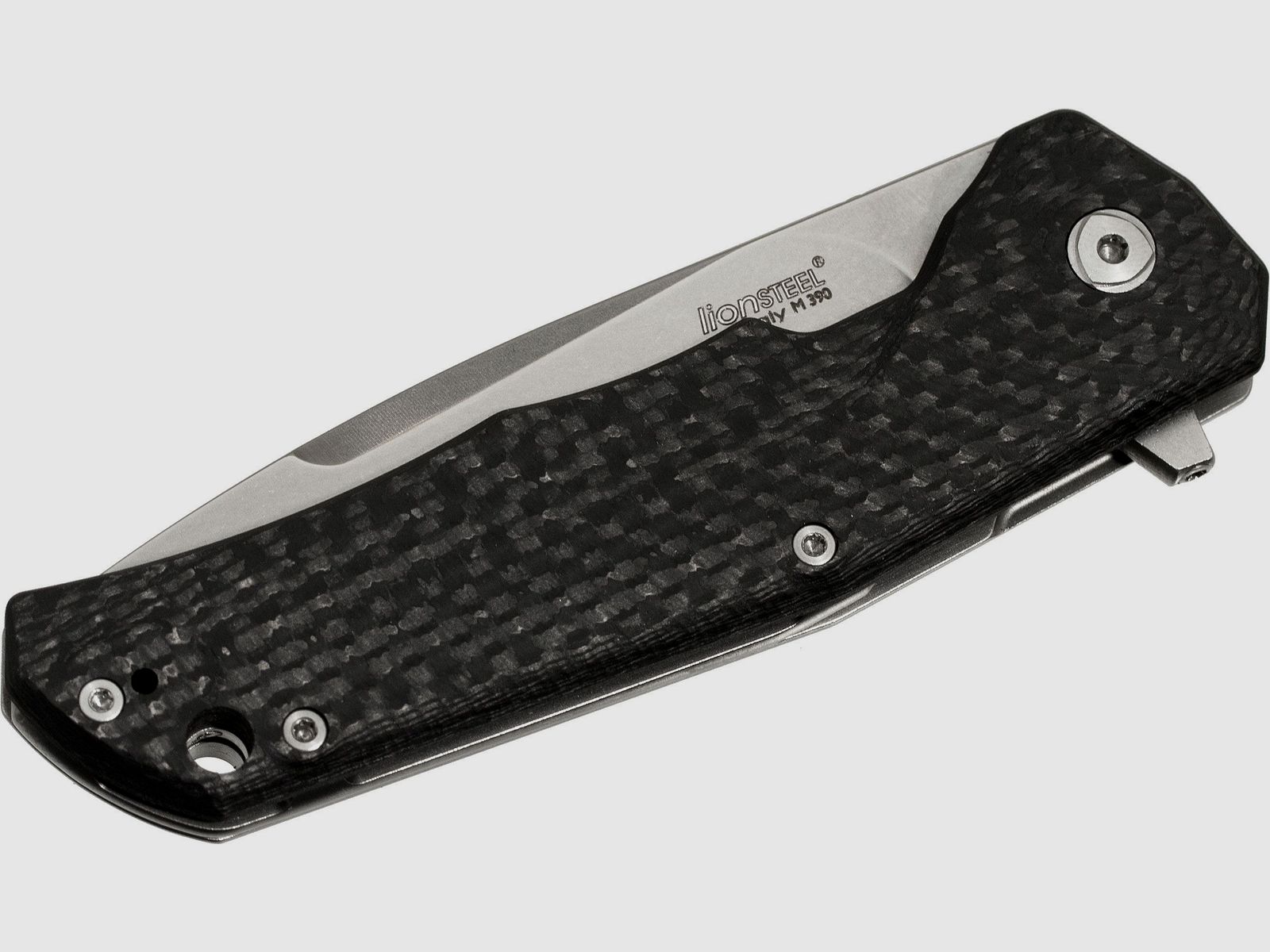 Three Rapid Exchange, M390-Klinge, Griff aus Kohlefaser/mattem Titan | 97230