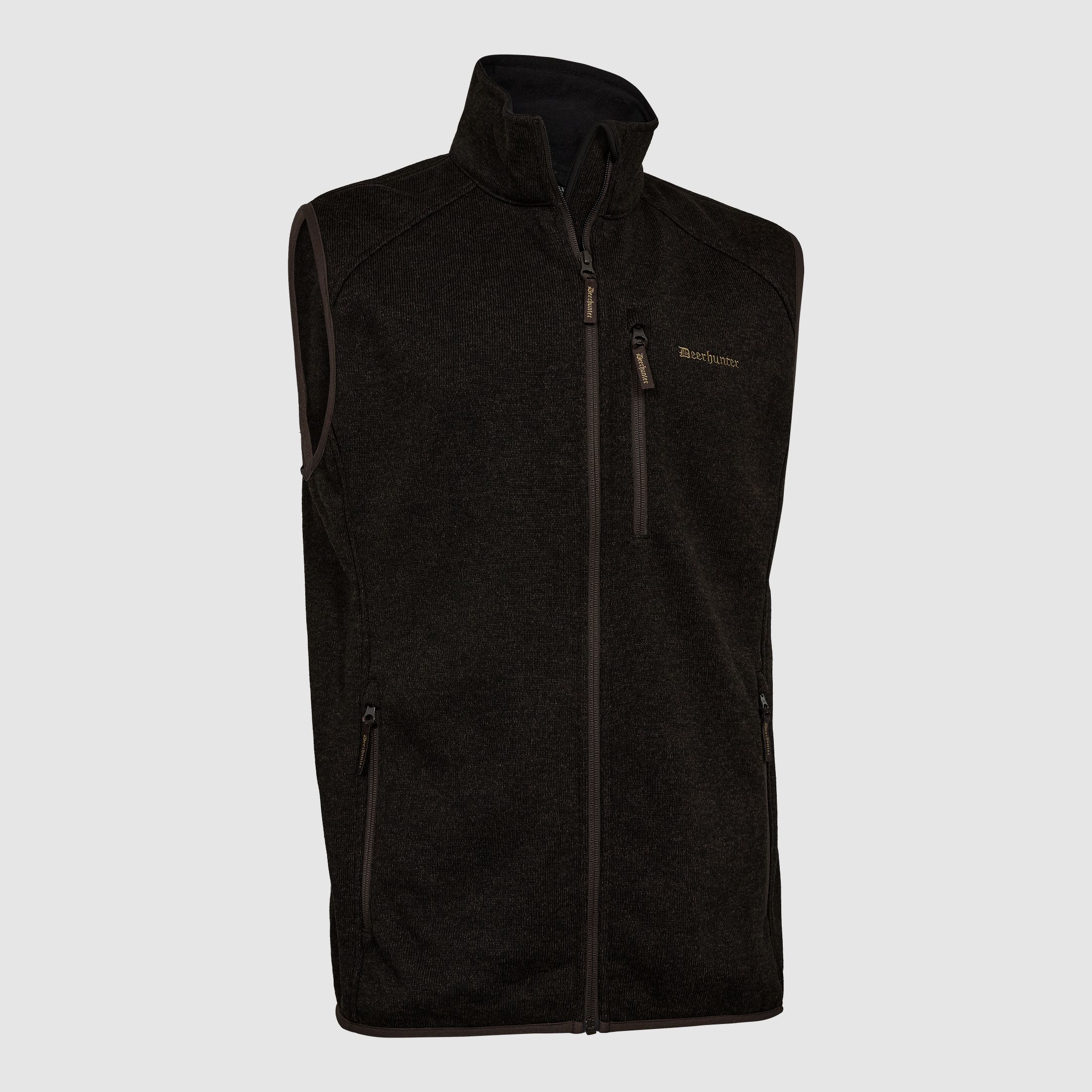 Moor Knitted Vest - Brown Leaf - Size: S