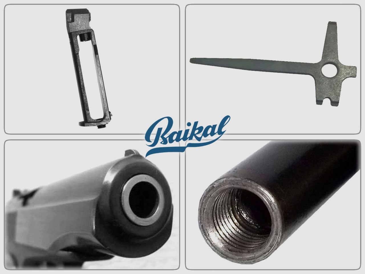 CO2 Pistole Baikal Makarov MP654K-59 GEN5 original KGB limitiert mit SchalldĂ¤mpfergewinde Kaliber 4,5 mm BB (P18)