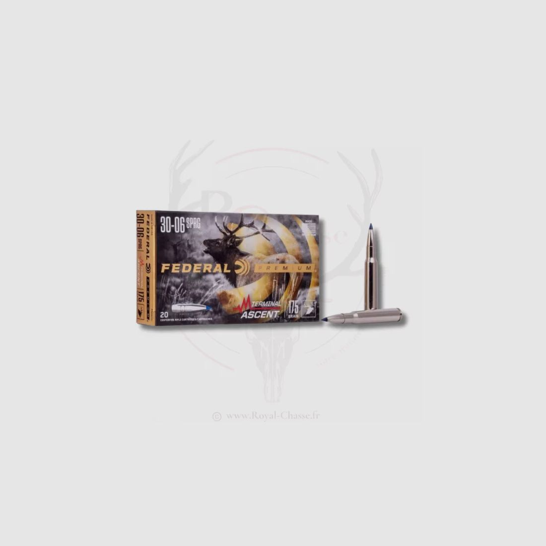 20 cartucce TERMINAL ASCENT cal.30-06 SPRG 175Grs FEDERAL, immagine 2 di 5