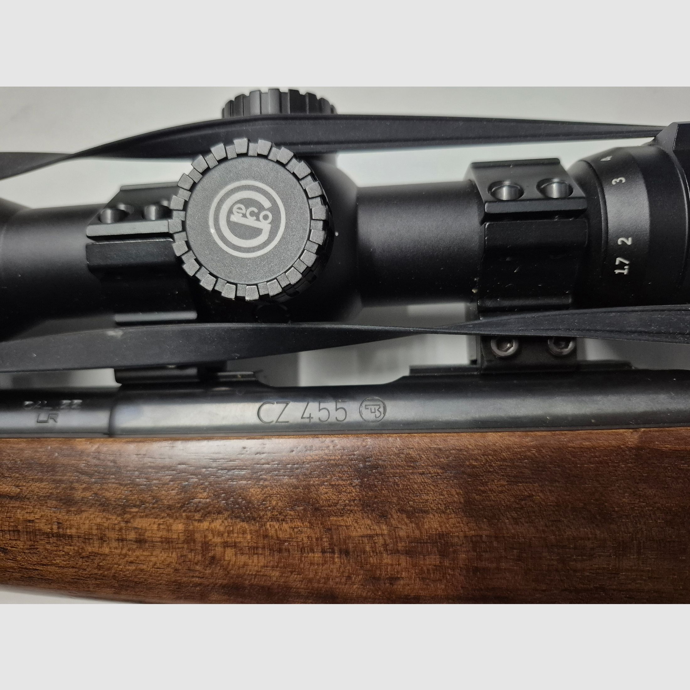 CZ 455 Repetierbüchse luxus .22lr mit GECO Zielfernrohr 1,7-10