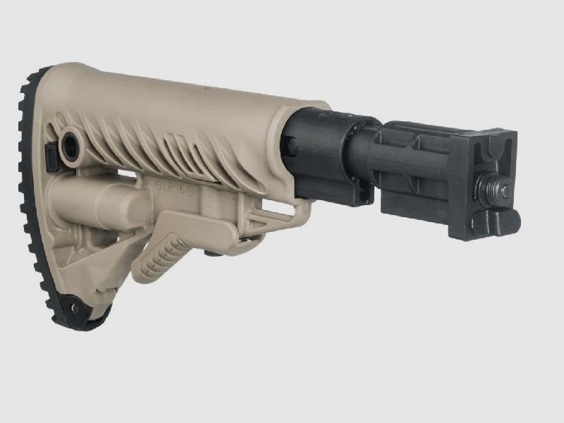Taktischer Schaft, verstellbar, 6 Positionen mit Dämpferrohr, FAB DEFENSE für VZ58, Farbe TAN, Bild 2 von 2