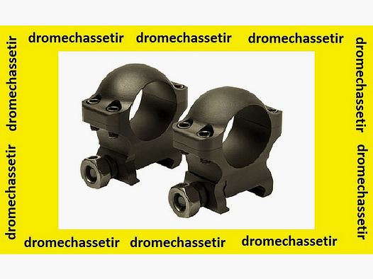 Niedrige Ringe, Durchmesser 25,4 mm für Picatinny- und Weaver-Schiene mit 21 mm Breite, schwarz, NC Star