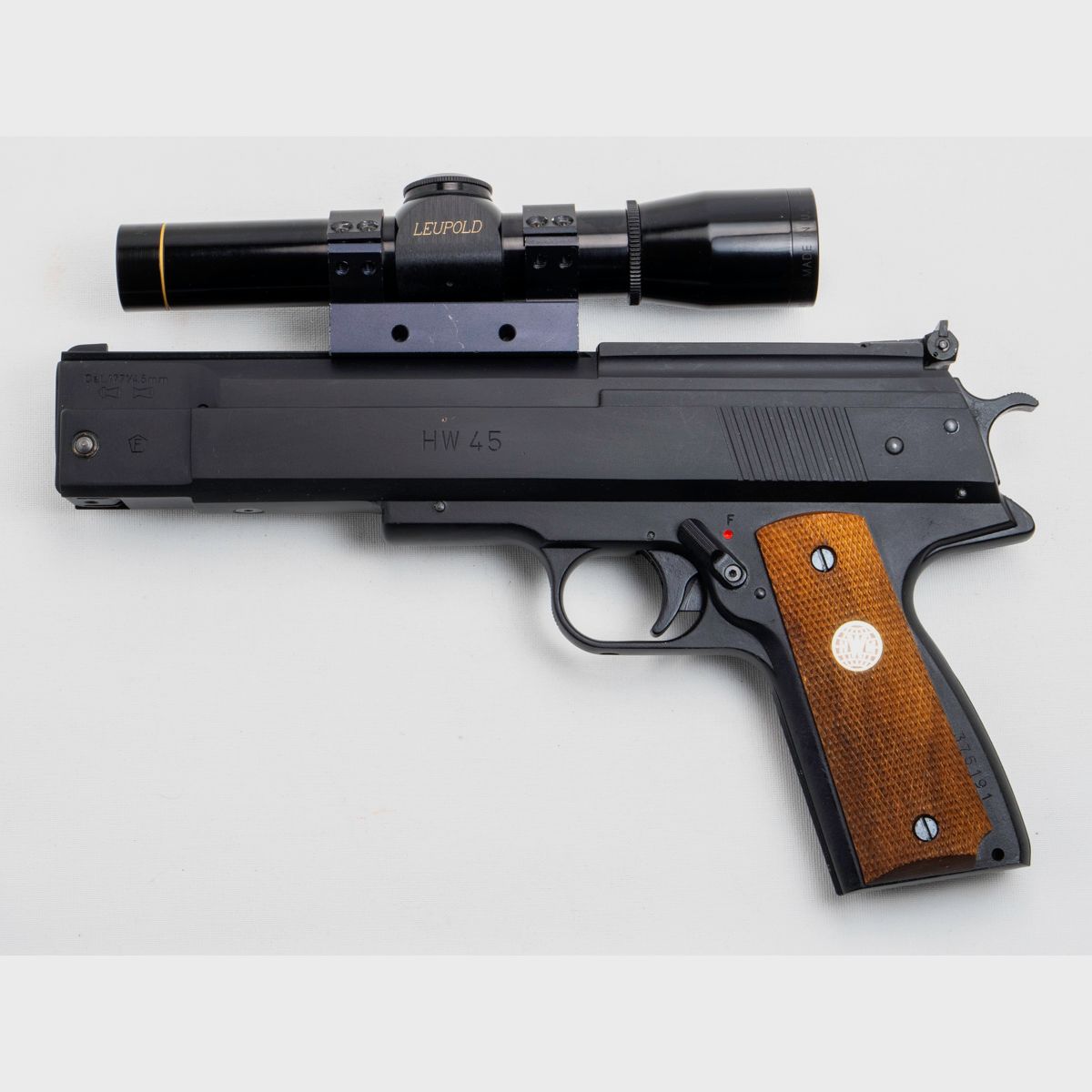 Weihrauch HW 45 luchtpistool kal. 4,5 mm serienummer: 375191, afbeelding 2 van 7