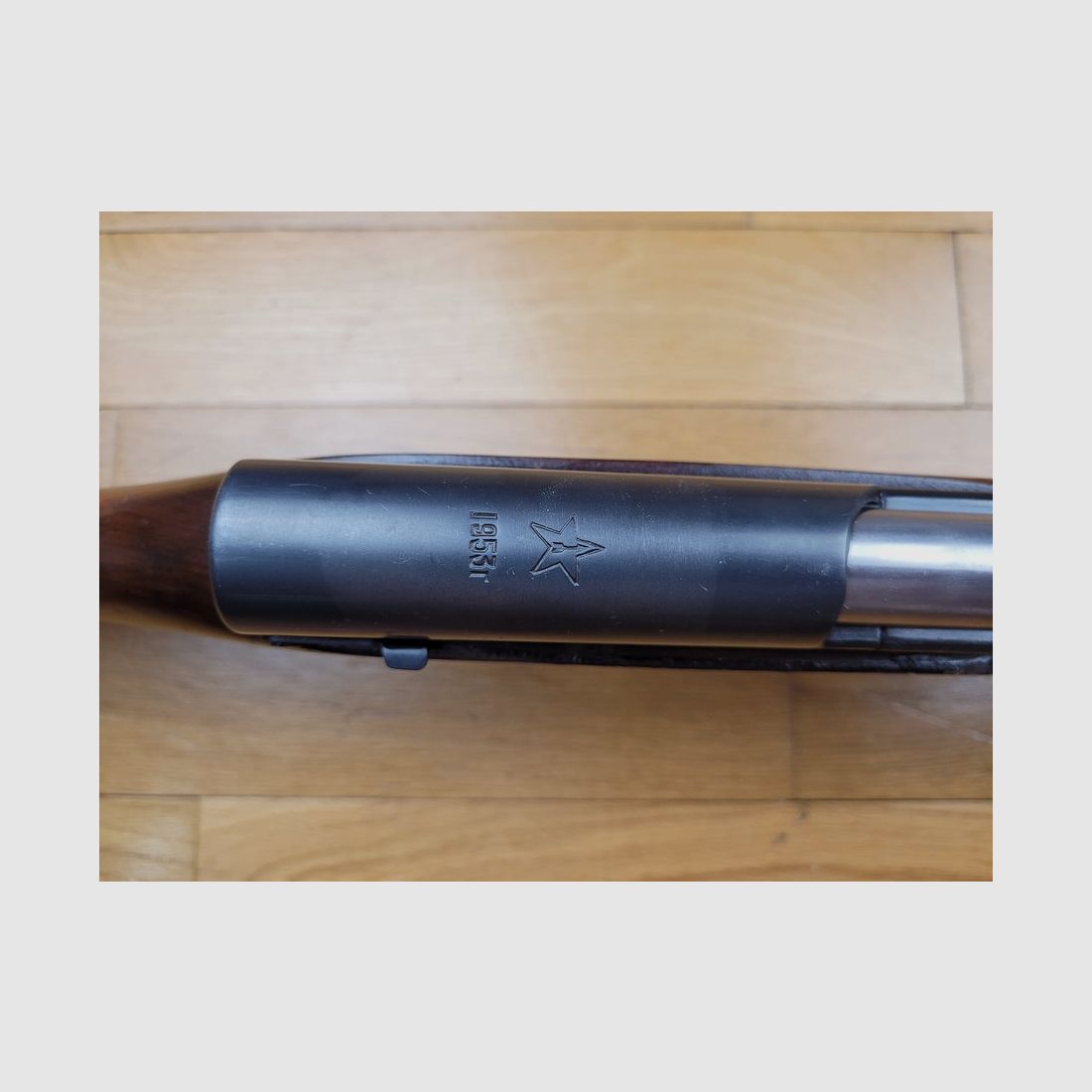 Très belle carabine semi-auto SKS 45 – URSS – Tula 1953 – cal 7,62X39 – 10 coups – Encore dans sa cosmoline – Etat neuf, image 21 sur 26