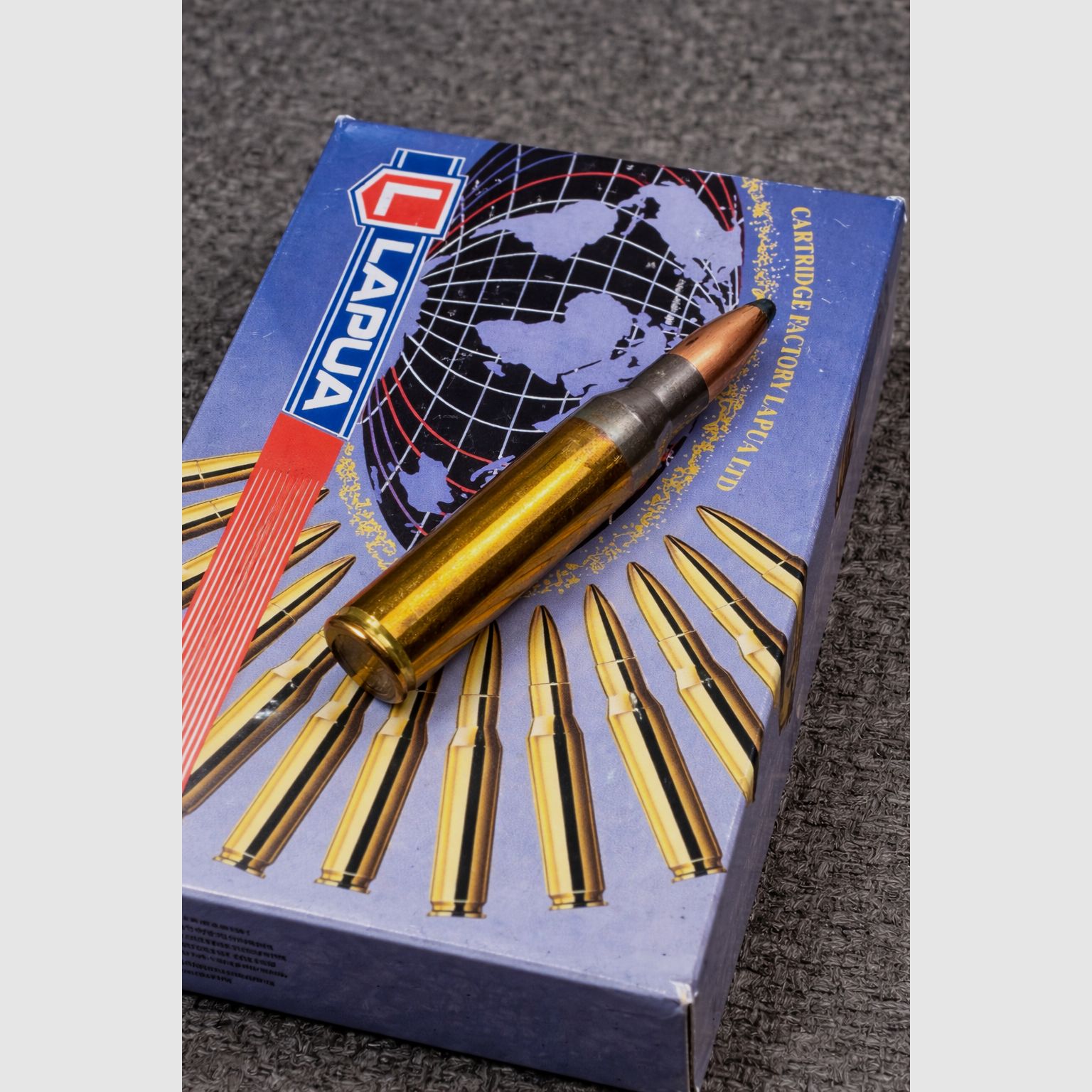 46 paczek po 20 szt. Lapua 338 Lapua Magnum nabojów z pociskiem półpłaszczowym