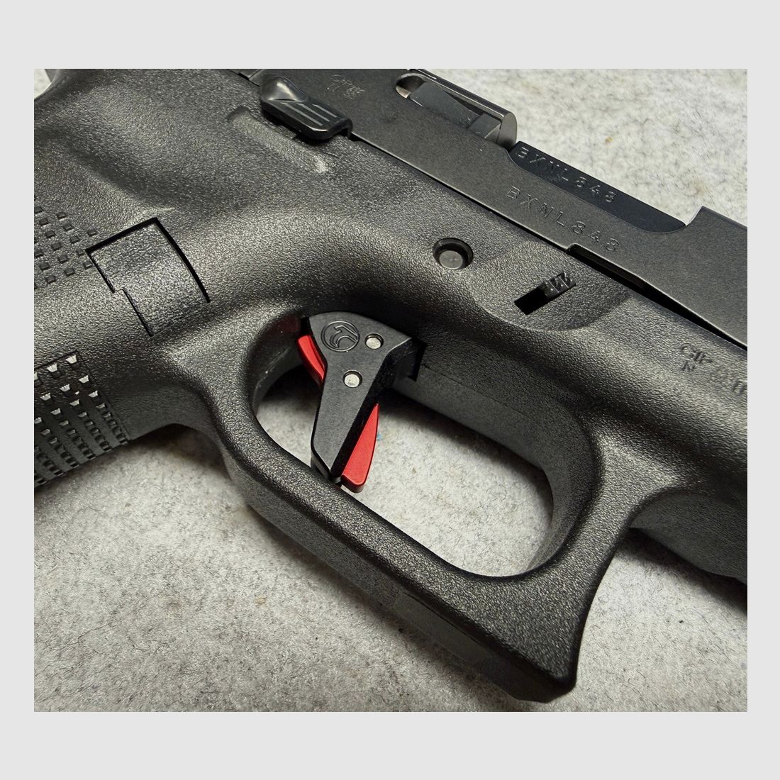 Glock 34 Gen. 5 MOS Competition Kaliber 9mm Luger inkl. Timney Matchabzug & SD Stahl-Visierung