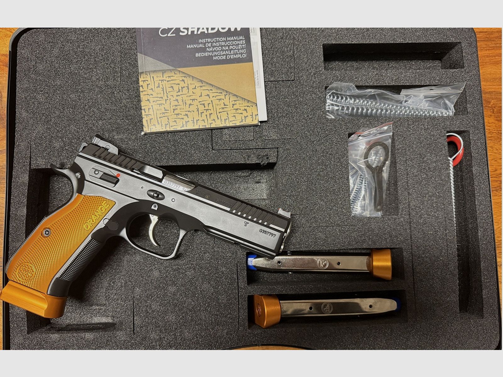 CZ Shadow II Orange im Kaliber 9mm Luger mit 120mm Lauf