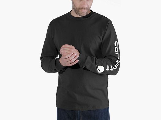 T-shirt à manches longues Carhartt Homme Noir S