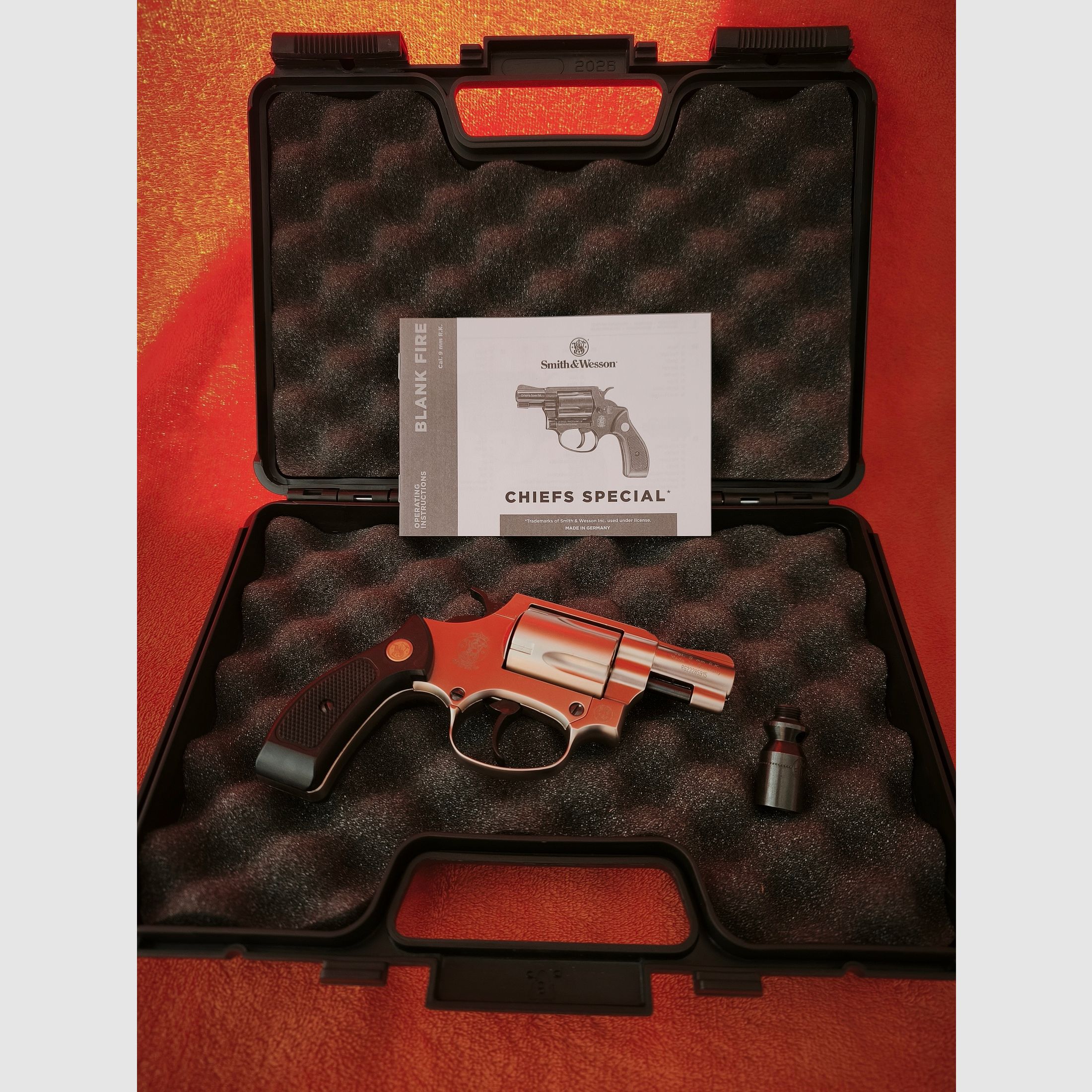  Smith & Wesson / Colt Chiefs Special – Schreckschuss Revolver, Top-Zustand (< 30 Schuss)