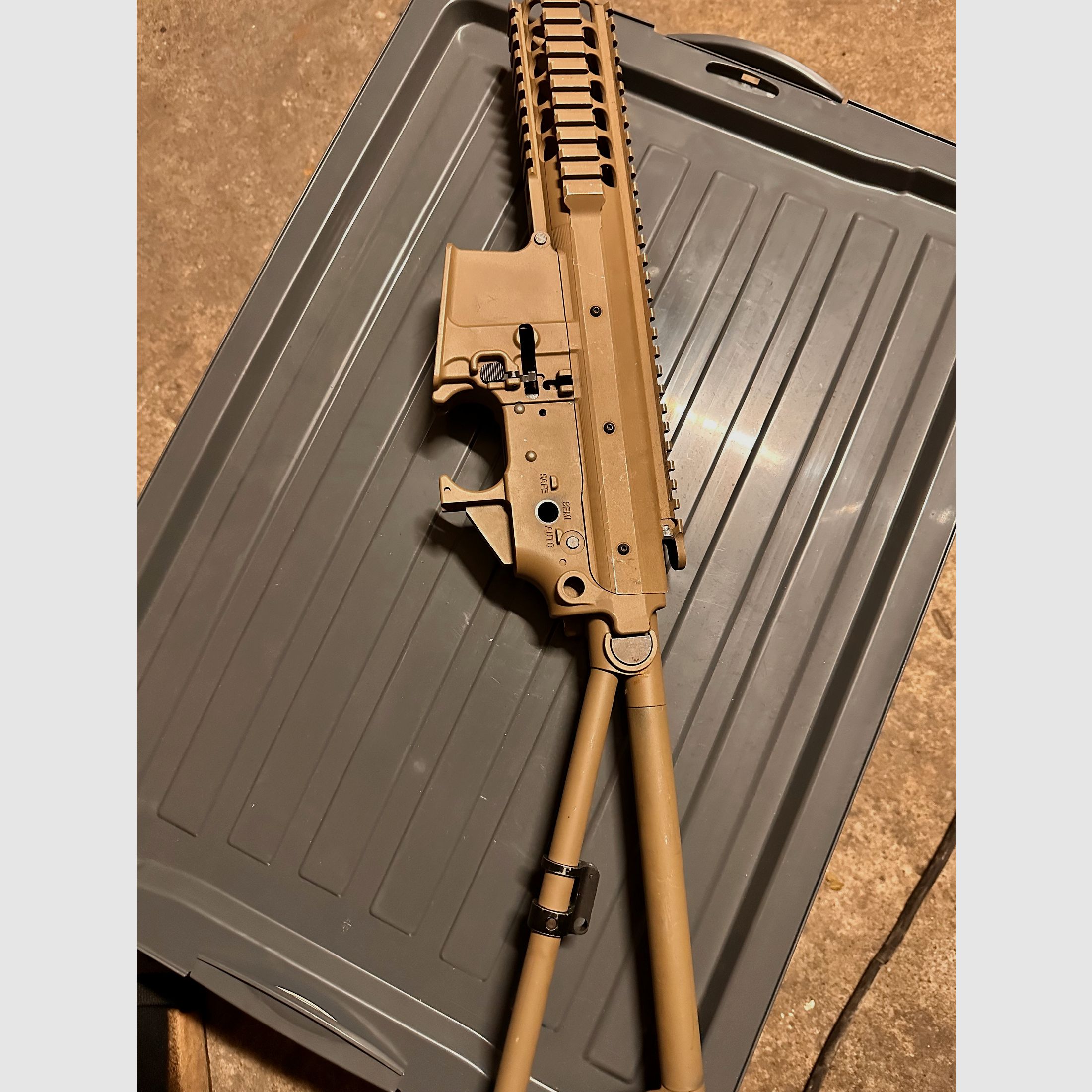 Softair GBB Gehäuse Metall beige 
