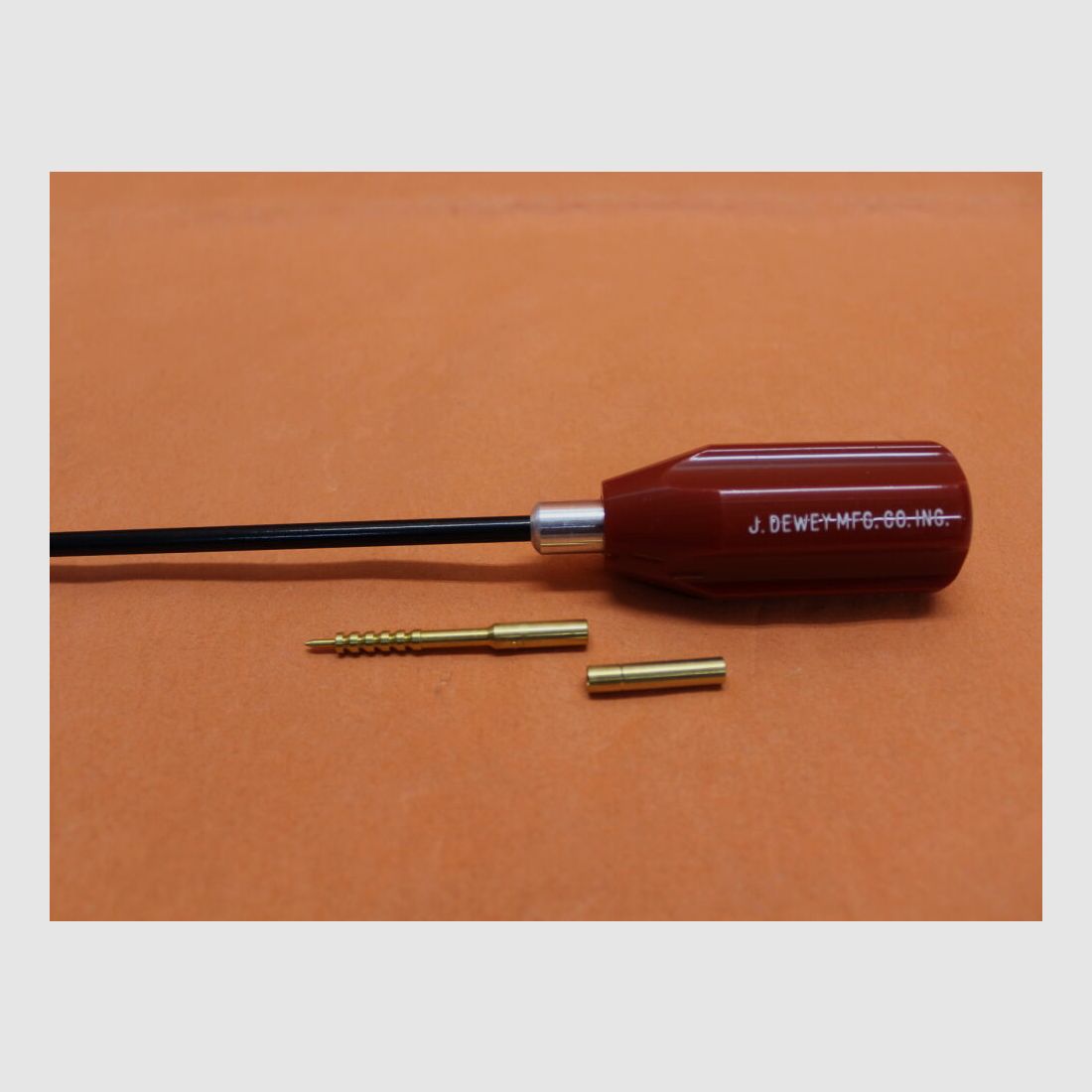 Dewey Dewey Putzstock (22C-12) .22 - 6,5mm, L=30cm Federstahl m. Nylonmantel, kugelgelagert