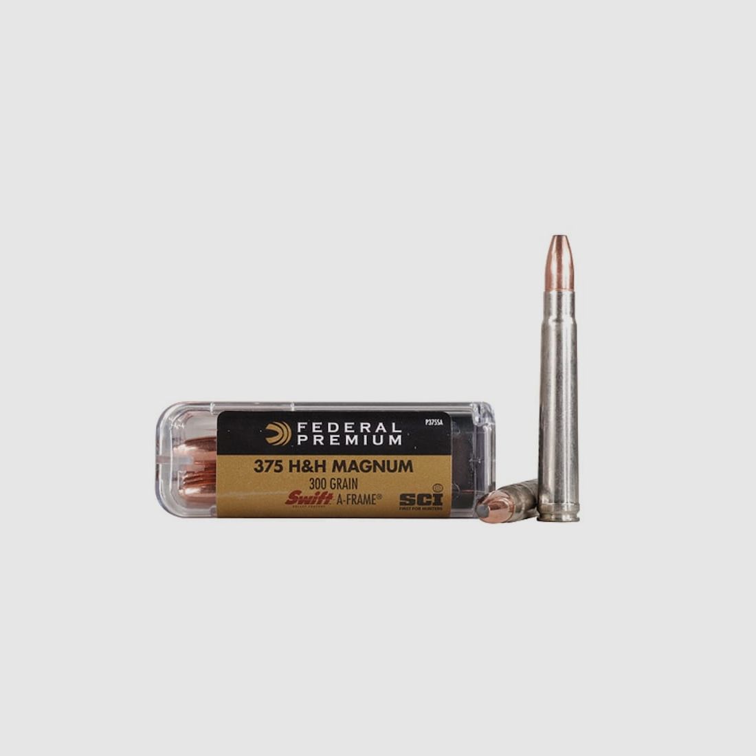 Federal Premium Safari Swift A-Frame .375 H&H Mag. 300GR JSP 20 cartouches