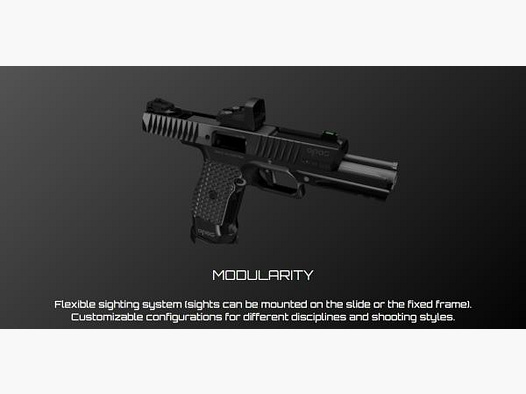 Pistola OPOS Mod. Venator -4,6' 9mmLuger