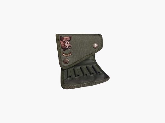 Riserva - giberna portacolpi 11 celle cordura verde
