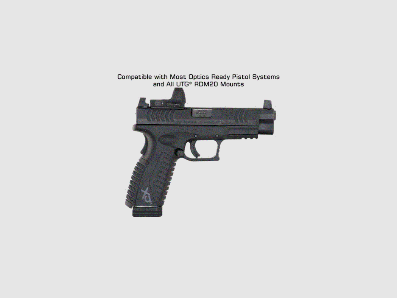 UTG OP3 Micro SLS, Red 4.0 MOA Dot, Side Loading, Sensor