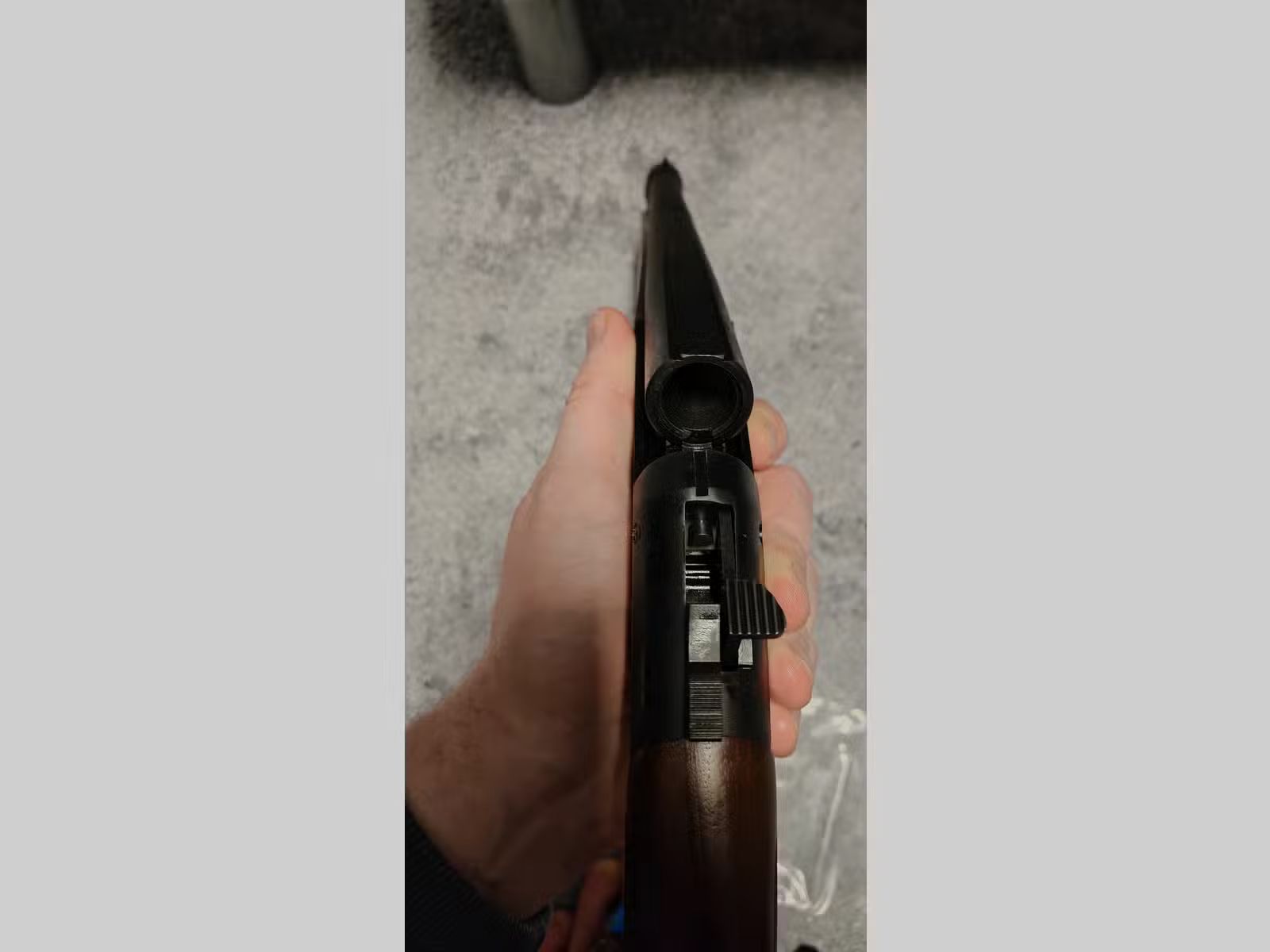 MWM Gillmann VOLLSTAHL One Shot Attack OSA GEWEHR Calibre .68 Expulsión de cartuchos PAINTBALL RAM Escopeta F-Version | Como nuevo