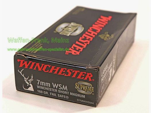 Winchester - USA Büchsenpatronen Supreme 7mmWSM