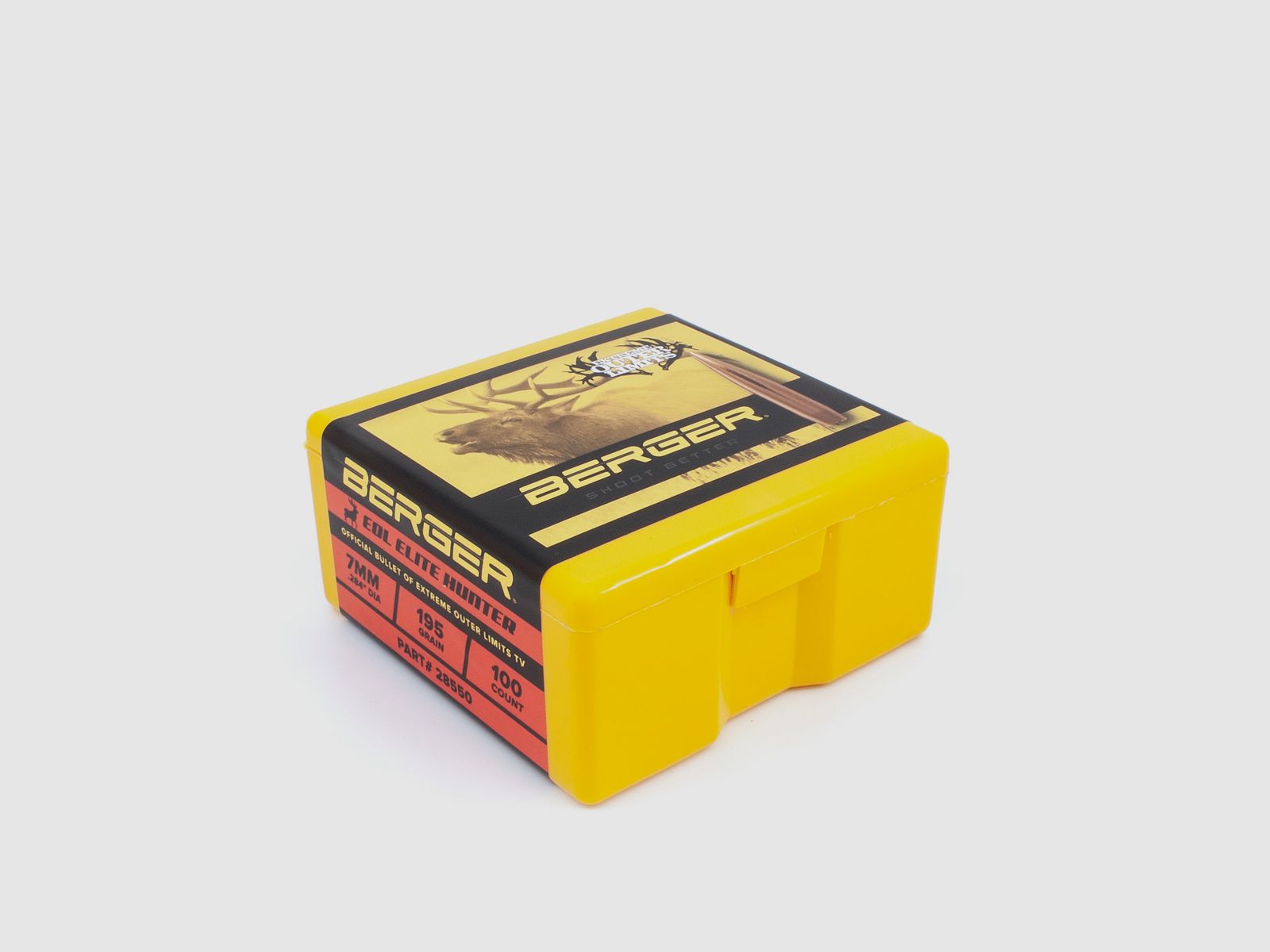 Berger Bullet 7mm/.284 EOL Elite Hunter 195GR 100 Pieces