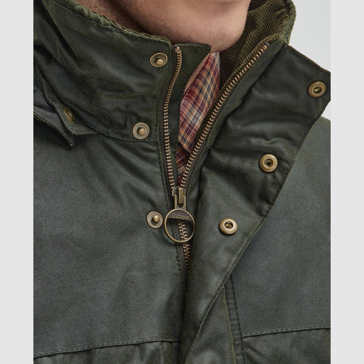 BARBOUR Wachsjacke Bleaberry Oliv