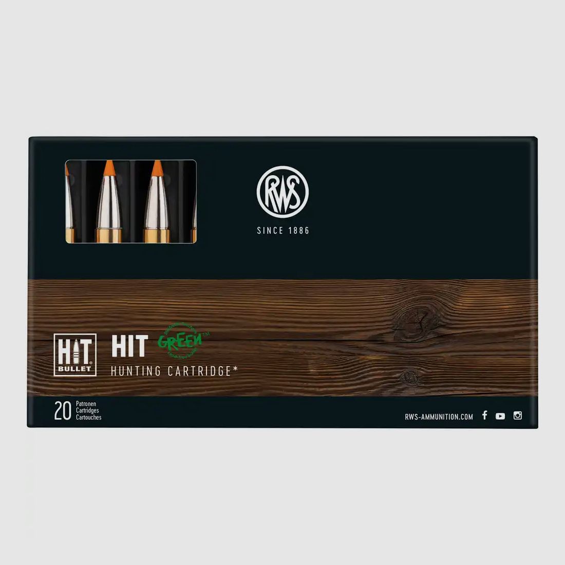 RWS .308 Win. HIT 10,7g 165gr bleifrei