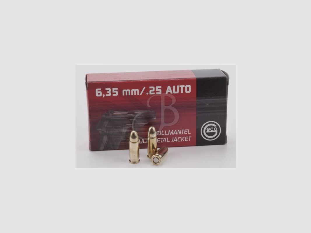 GECO PATRONEN 6,35 FMC 40 GR
