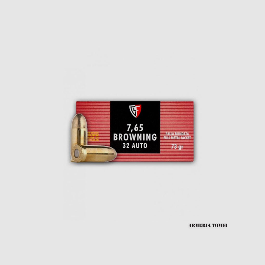 FIOCCHI – 7,65 BROWNING/32 AUTO 73GR FULL METAL JACKET