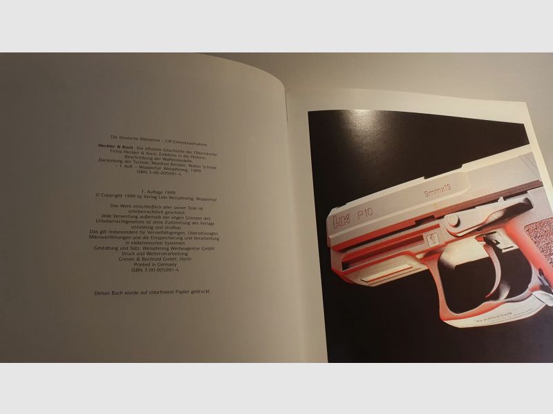 Die offizielle Geschichte der Firma Heckler & Koch # Handsigniertes Buch 1. Auflage