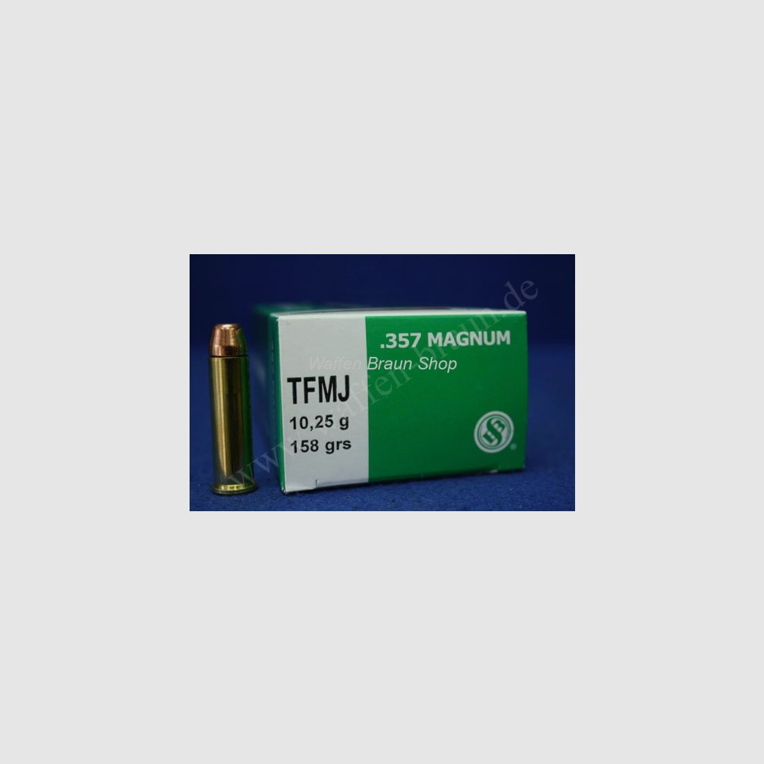 S+B .357Mag. TFMJ NON-TOX 158grs. 50St