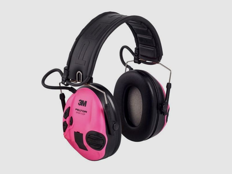 3M Peltor Sporttac - digitaler Gehörschutz pink
