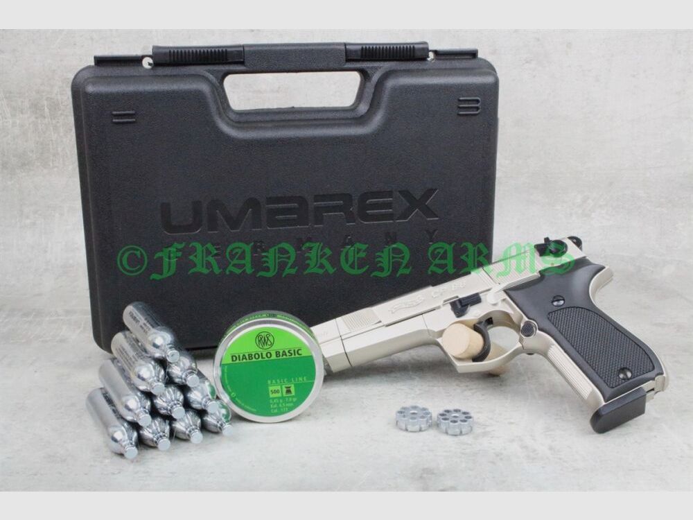 Walther CP88 Competition Vernickelt Komplettset