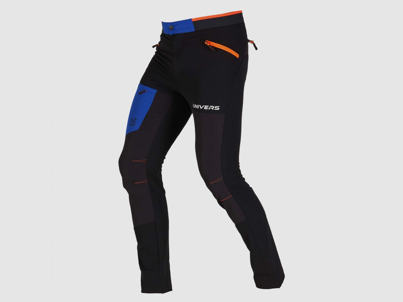 UNIVERS TEXAS BROEK ZWART/BLAAUW, afbeelding 2 van 6