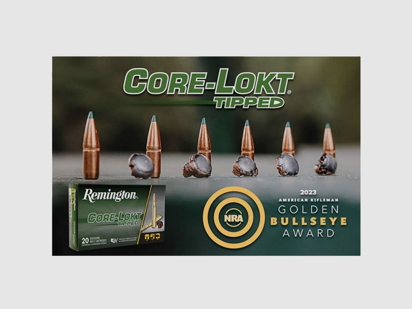 Remington .30-06 Spr. Core Lokt Tipped 9.8g/150grs.