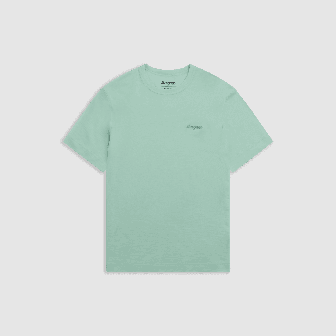 Bergans Logo Merino Tee Dames Mint Crush M